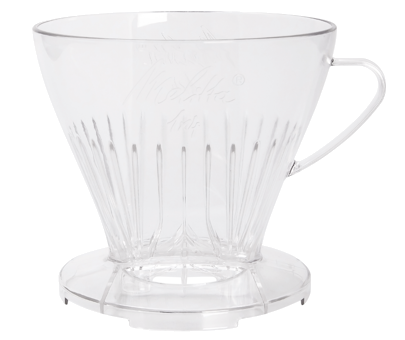 Coffee filter transparent