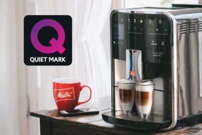 Melitta Kaffeevollautomaten mit Quiet Mark Sigel