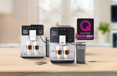 Melitta Kaffeevollautomaten mit Quiet Mark Sigel Melitta Kaffeevollautomaten mit Quiet Mark Sigel