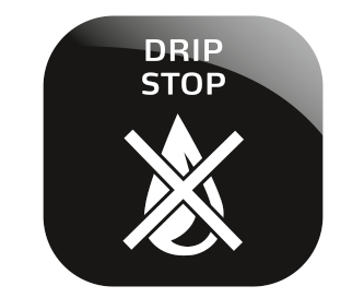 Filter with drip stop